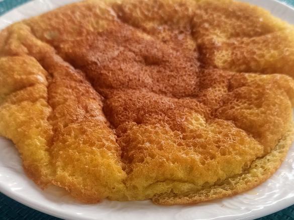 Szybki puszysty omlet na słodko