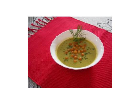 ZUPA -KREM z zielonego groszku