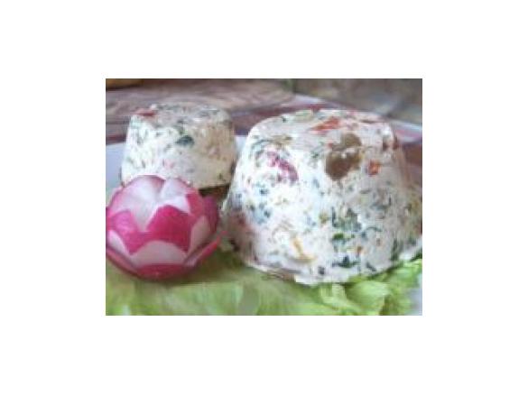 Kolorowa sałatka w galarecie