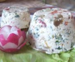 Kolorowa sałatka w galarecie