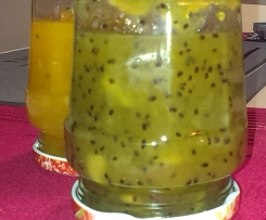 Dżem z kiwi z nutą pomarańczy