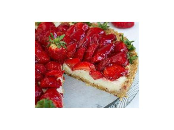 Tarta z truskawkami Fit
