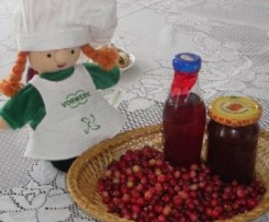 DŻEM - KONFITURA Z ŻURAWINY