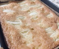 Ucierane ciasto z jabłkami babci Jadzi