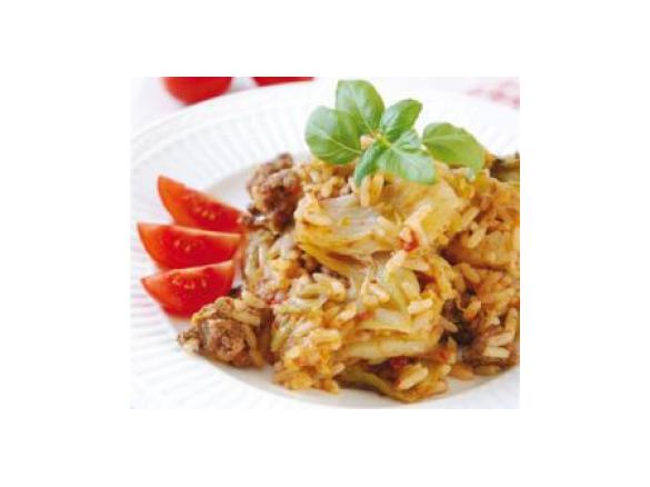 Zapiekanka z kapusty włoskiej