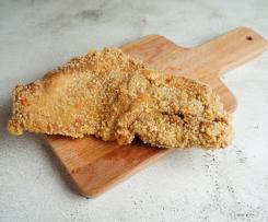 Kotleciki schabowe w keto panierce z surówką z kapusty kiszonej