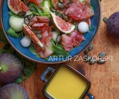 SAŁATKA PROSCIUTTO Z VINEGRETTEM CYTRYNOWYM