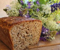 Chleb orkiszowo-żytni na zakwasie