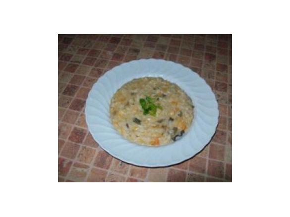 Wariant Risotto ai funghi  - risotto z dynia i grzybami