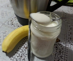 Dietetyczny serek bananowo-waniliowy