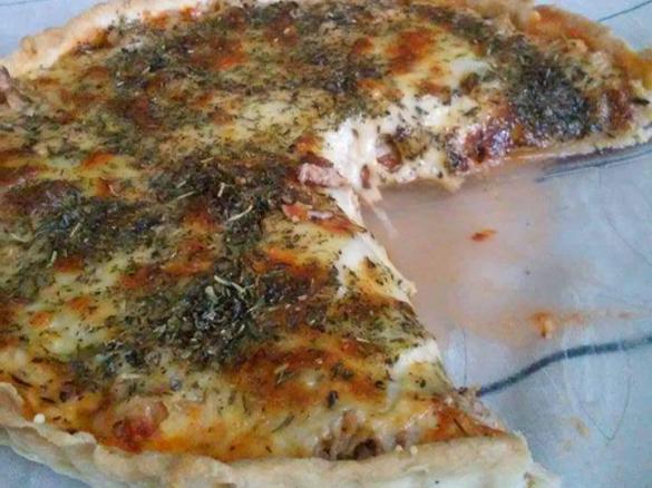 Tarta z tuńczykiem i z mozzarellą