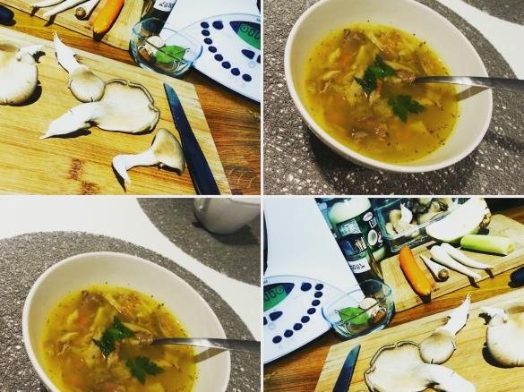 Wegetariańskie flaczki z boczniaków