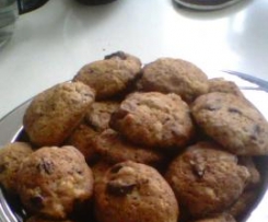 Ciastka czekoladowe z bakaliami