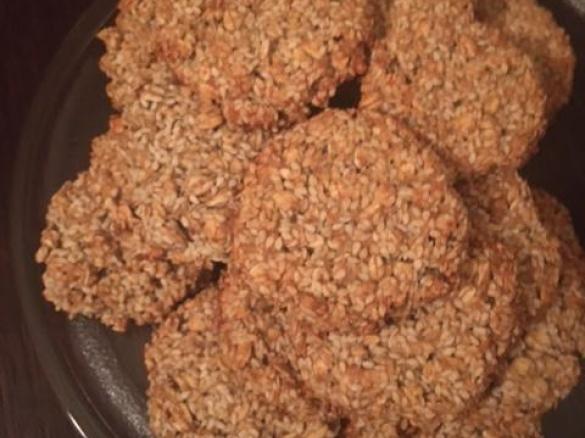 Ciasteczka owsiano-sezamowe - szybkie, zdrowe i smaczne