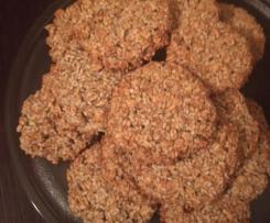 Ciasteczka owsiano-sezamowe - szybkie, zdrowe i smaczne