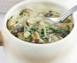 Sos grzybowy ze śmietaną