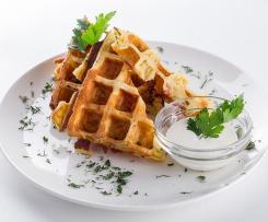 KETO gofry z kremem czekoladowym z awokado, kawa kuloodporna