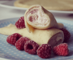 Naleśniki z kaszy manny ( BLW / rozszerzanie diety) + makaron naleśnikowy