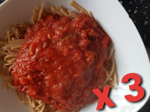 Sos Marinara - wersja dietetyczna - przepis na 3 porcje