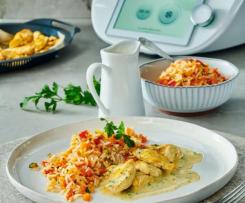 KURCZAK Z WARZYWNYM RYŻEM PAULA