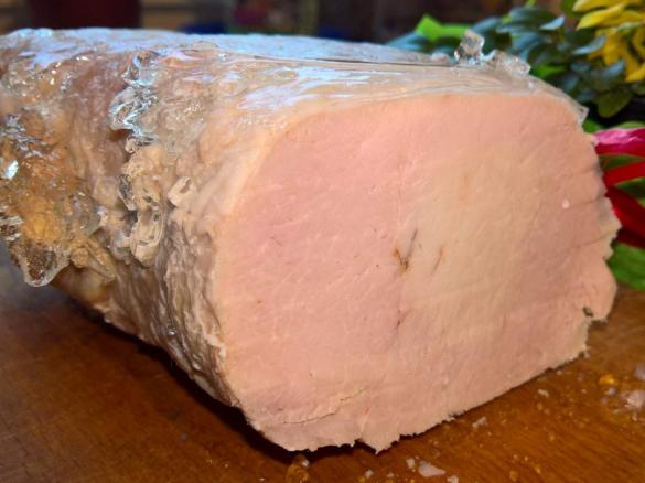 Gotowany schab z galaretką