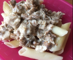 kurczak z sosem kurkowym