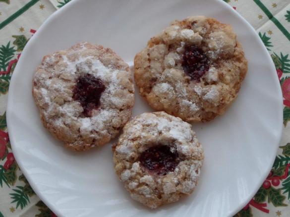 AMARETTINI z konfiturą malinową