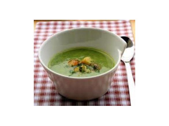 ZUPA KREMOWA Z CUKINI Z DODATKIEM SERA PLEŚNIOWEGO (LUB GRZANKAMI)