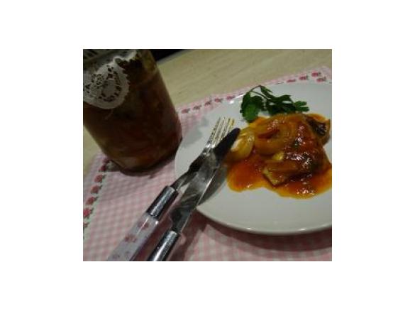 Śledzie zielone w zalewie 