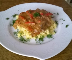 Gulasz z boczniaków 