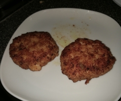 Kotlety mielone drobiowe z szynka i serem