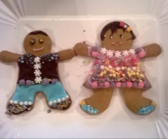 Ciasteczka (pierniczki) pełnoziarniste z orzechami i żurawiną