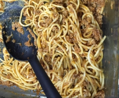 Spaghetti bolognese dla dzieci 