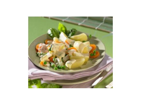 Warzywa w sosie holenderskim 