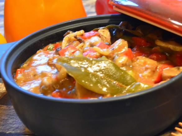 Gulasz z pieczarkami