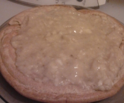 Orkiszowy omlet z bananem