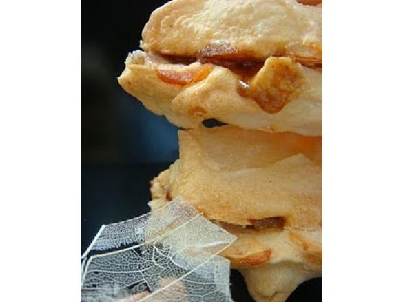 Bezy cytrynowe z kremem kawowym