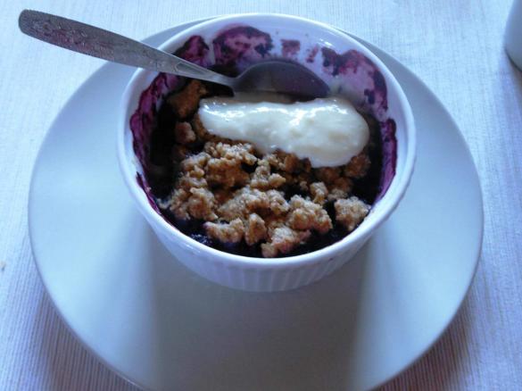 Owoce pod pierzynką