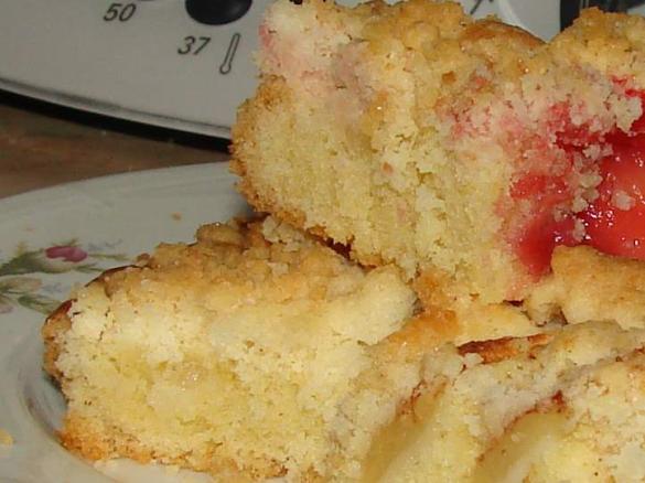 BŁYSKAWICZNE CIASTO Z OWOCAMI