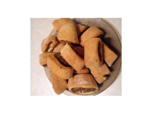 paszteciki półkruche z kapustą i pieczarkami