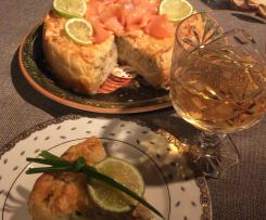 Wykwintny tort rybny