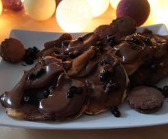 Fit placuszki kokosowe z polewą czekoladową