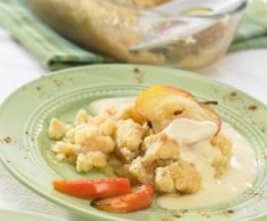 Jabłka z kruszonką