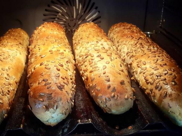 Słonecznikowe bagietki