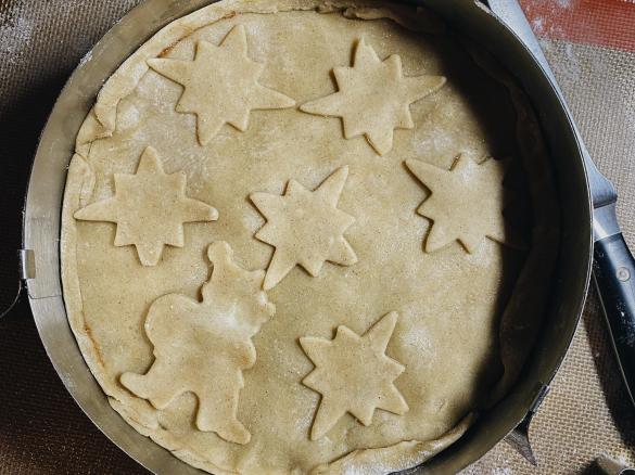 PLACEK ŚWIĄTECZNY Z MINCEMEAT I WĄTRÓBKĄ DROBIOWĄ