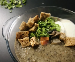 Krem z pieczarek  (2 porcje)