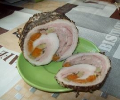 Boczek z morelami na Varomie