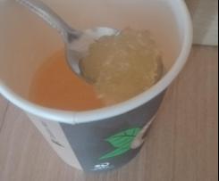 Gazowany sorbet pomarańczowy