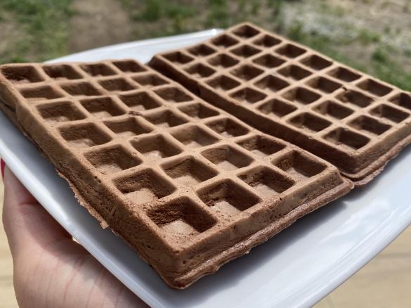 Keto gofry bez mąki (dieta ketogeniczna)