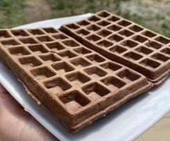 Keto gofry bez mąki (dieta ketogeniczna)